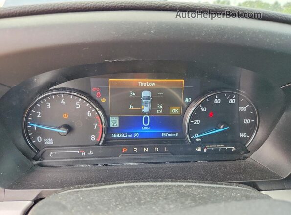 1FMSK8DH0MGA22946 2021 FORD EXPLORER Blue ხელსაწყოთა პანელის ხედი