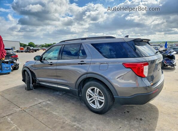 1FMSK8DH0MGA90518 2021 FORD EXPLORER Gray Задня ліва чверть