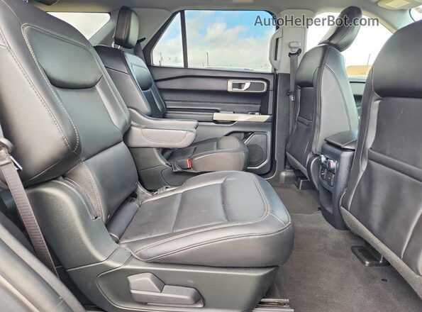 1FMSK8DH0MGA90518 2021 FORD EXPLORER Gray Вид задньої частини салону
