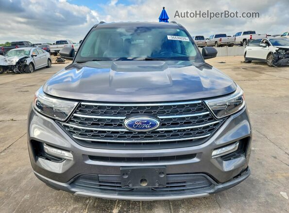 1FMSK8DH0MGA90518 2021 FORD EXPLORER Gray Вид спереду