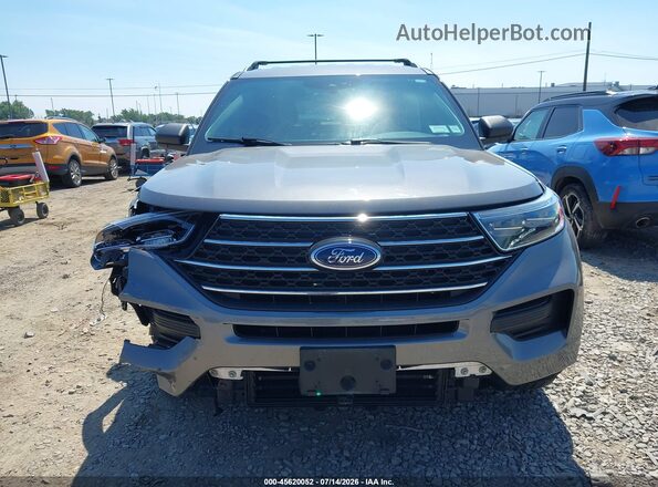 1FMSK8DH0MGB41614 2021 FORD EXPLORER Gray Widok z przodu