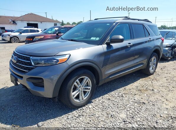 1FMSK8DH0MGB41614 2021 FORD EXPLORER Gray Przód lewy