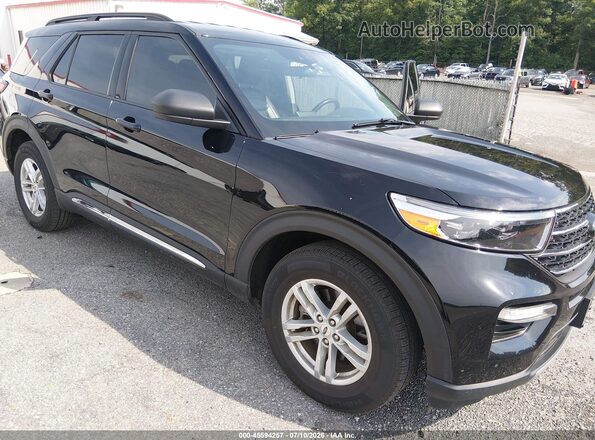 1FMSK8DH0MGC01102 2021 FORD EXPLORER Black Вид спереду