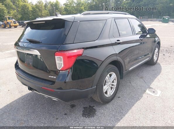 1FMSK8DH0MGC01102 2021 FORD EXPLORER Black Задня права чверть