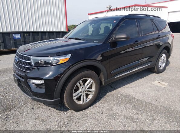 1FMSK8DH0MGC01102 2021 FORD EXPLORER Black Передня ліва чверть