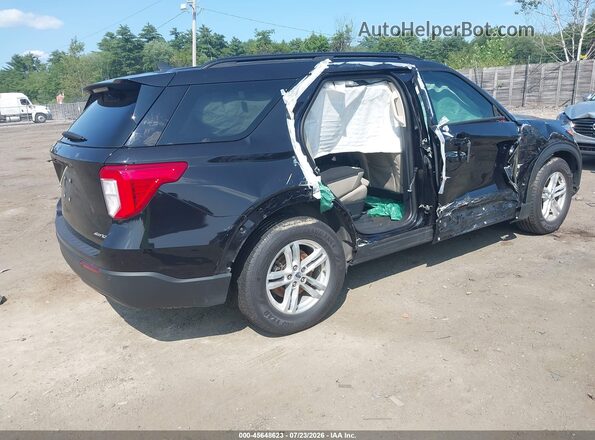1FMSK8DH0NGB40920 2022 FORD EXPLORER Black Առջևի ձախ երեք քառորդ տեսարան