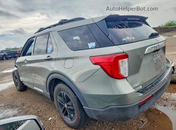 1FMSK8DH1LGB25114 2020 FORD EXPLORER Green Հետևի ձախ