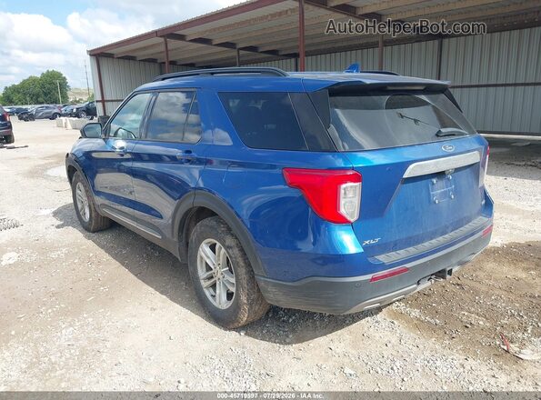 1FMSK8DH1LGC08039 2020 FORD EXPLORER Blue Задня ліва чверть