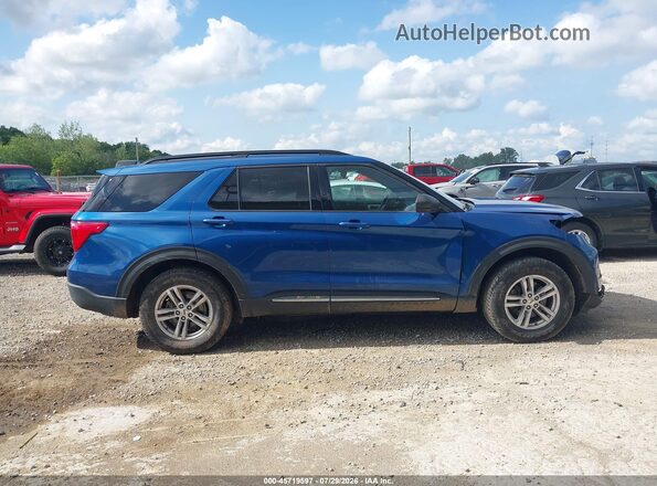 1FMSK8DH1LGC08039 2020 FORD EXPLORER Blue Вид задньої частини салону