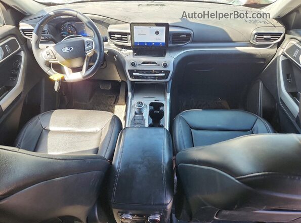 1FMSK8DH1LGC44362 2020 FORD EXPLORER White Вид панелі приладів