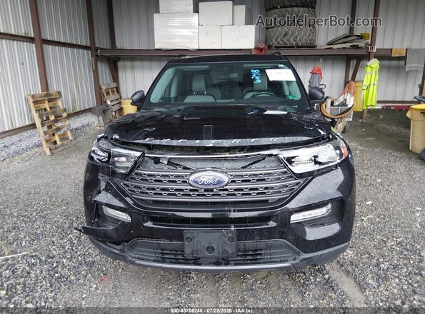 1FMSK8DH1MGA03645 2021 FORD EXPLORER Black Widok zestawu wskaźników