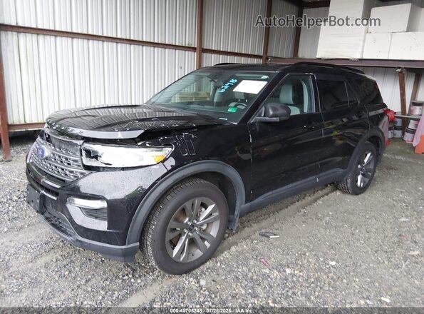 1FMSK8DH1MGA03645 2021 FORD EXPLORER Black Przód lewy