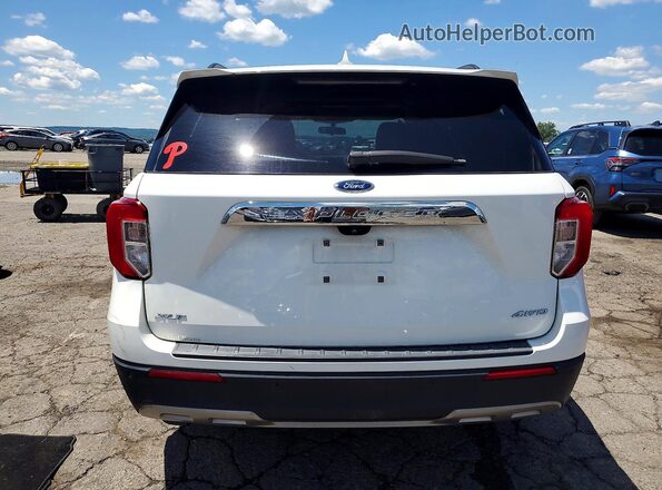 1FMSK8DH1MGA36662 2021 FORD EXPLORER White Rear view