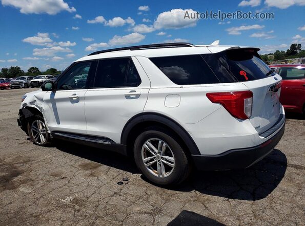 1FMSK8DH1MGA36662 2021 FORD EXPLORER White Rear left