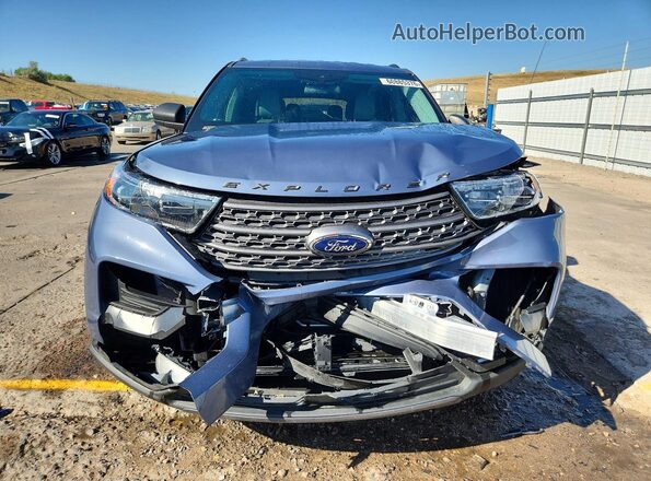 1FMSK8DH1MGA62159 2021 FORD EXPLORER Blue Widok z przodu