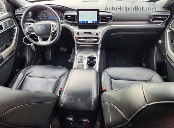 1FMSK8DH1MGC00475 2021 FORD EXPLORER Gray Dashboard view