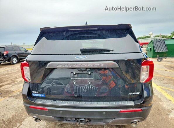 1FMSK8DH1NGC02258 2022 FORD EXPLORER Black Հետևի տեսք