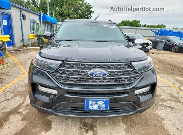 1FMSK8DH1NGC02258 2022 FORD EXPLORER Black Դիմացի տեսք