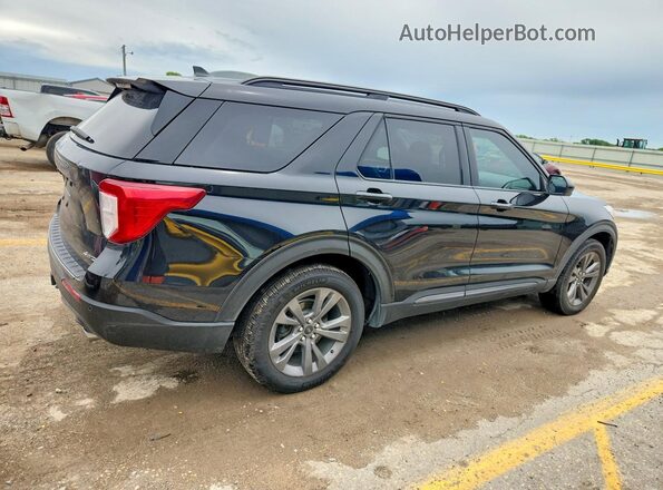 1FMSK8DH1NGC02258 2022 FORD EXPLORER Black Հետևի աջ