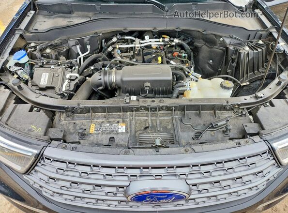 1FMSK8DH1NGC02258 2022 FORD EXPLORER Black Շարժիչի բաժամունքի տեսք