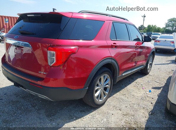 1FMSK8DH1NGC37995 2022 FORD EXPLORER Red Հետևի աջ
