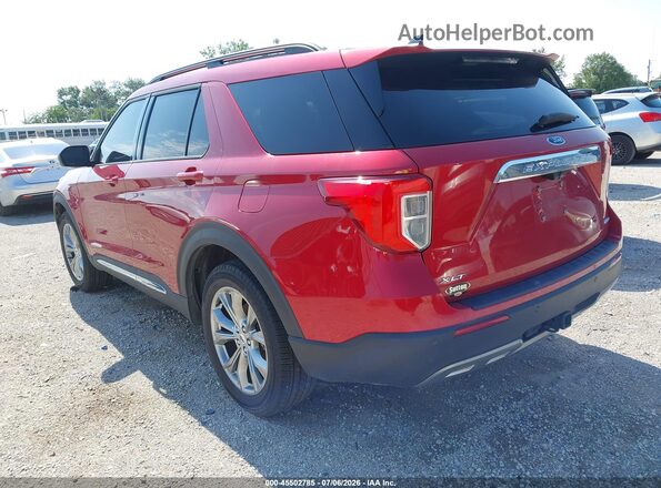 1FMSK8DH1NGC37995 2022 FORD EXPLORER Red Սալոնի 360 աստիճան տեսք