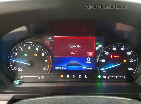 1FMSK8DH1PGA95599 2023 FORD EXPLORER Черный Вид щитка приборов