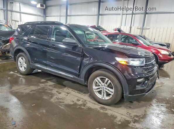 1FMSK8DH1PGA95599 2023 FORD EXPLORER Черный Передняя правая четверть