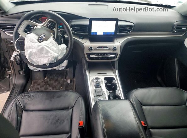 1FMSK8DH1PGB58362 2023 FORD EXPLORER Серый Вид панели приборов