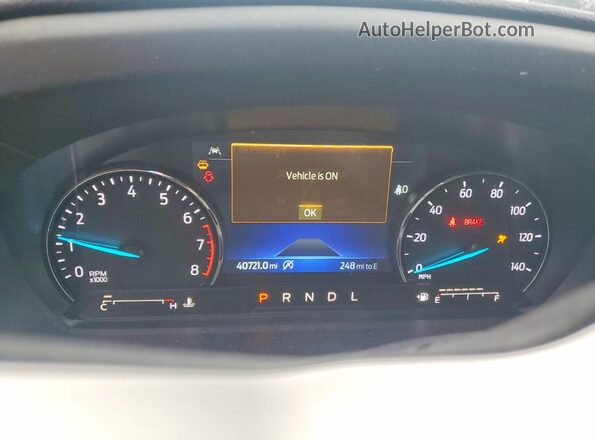 1FMSK8DH1PGB58362 2023 FORD EXPLORER Серый Вид щитка приборов