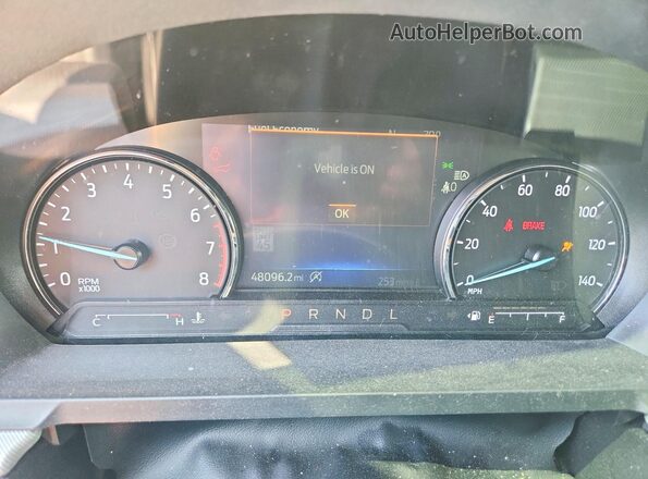 1FMSK8DH1RGA44722 2024 FORD EXPLORER Black Instrument cluster view