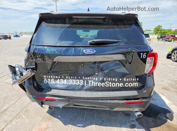 1FMSK8DH1RGA44722 2024 FORD EXPLORER Black Rear view
