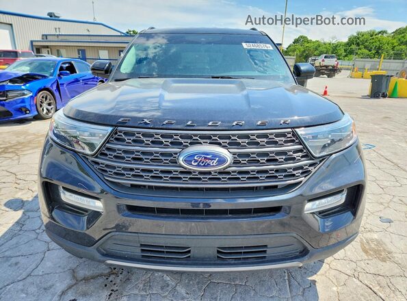 1FMSK8DH1RGA44722 2024 FORD EXPLORER Black Front view