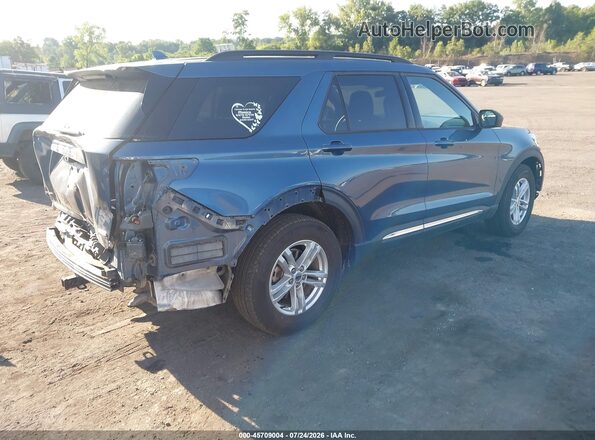 1FMSK8DH2LGA08576 2020 FORD EXPLORER Blue Tył prawy