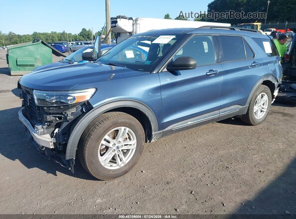 1FMSK8DH2LGA08576 2020 FORD EXPLORER Blue Przód lewy