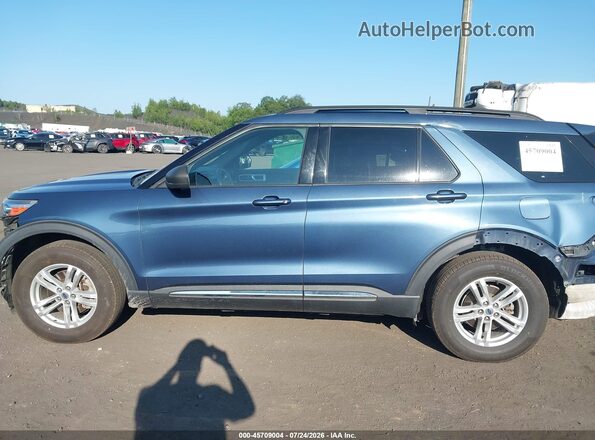 1FMSK8DH2LGA08576 2020 FORD EXPLORER Blue Widok wnętrza 360 stopni
