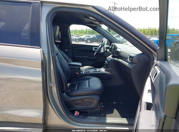1FMSK8DH2LGA11770 2020 FORD EXPLORER Beige Front interior view