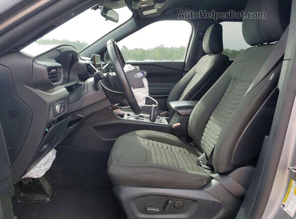 1FMSK8DH2LGA22090 2020 FORD EXPLORER Серебряный Вид салона спереди