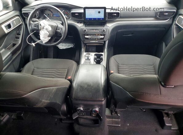1FMSK8DH2LGA22090 2020 FORD EXPLORER Серебряный Вид панели приборов
