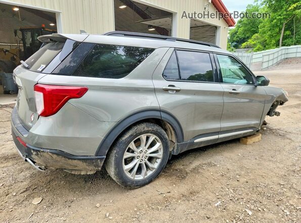 1FMSK8DH2LGA46003 2020 FORD EXPLORER Серый Задняя правая четверть