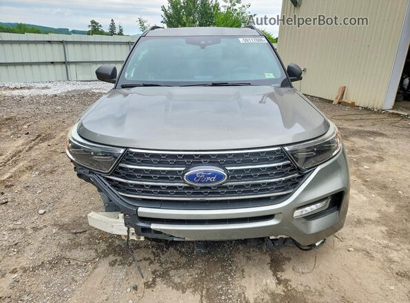 1FMSK8DH2LGA46003 2020 FORD EXPLORER Серый Вид спереди
