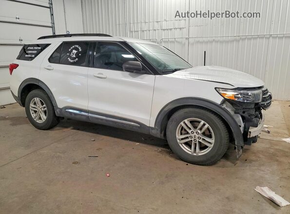 1FMSK8DH2LGB41922 2020 FORD EXPLORER White Przód prawy