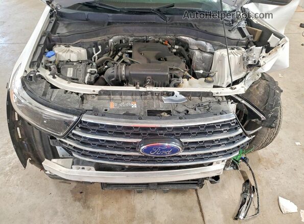 1FMSK8DH2LGB41922 2020 FORD EXPLORER White Widok komory silnika