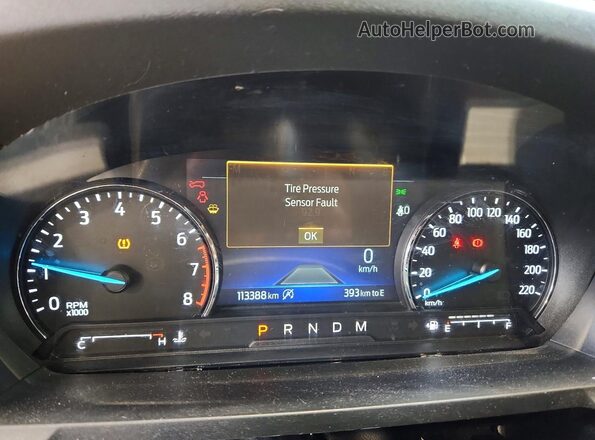 1FMSK8DH2LGB69347 2020 FORD EXPLORER Silver Instrument cluster view