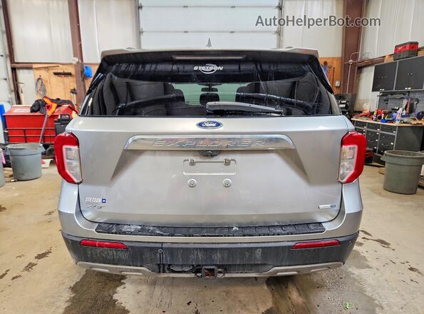 1FMSK8DH2LGB69347 2020 FORD EXPLORER Silver Rear view