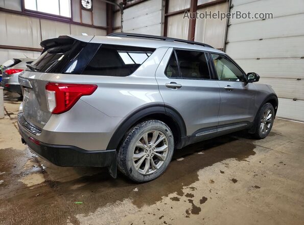 1FMSK8DH2LGB69347 2020 FORD EXPLORER Silver Rear right