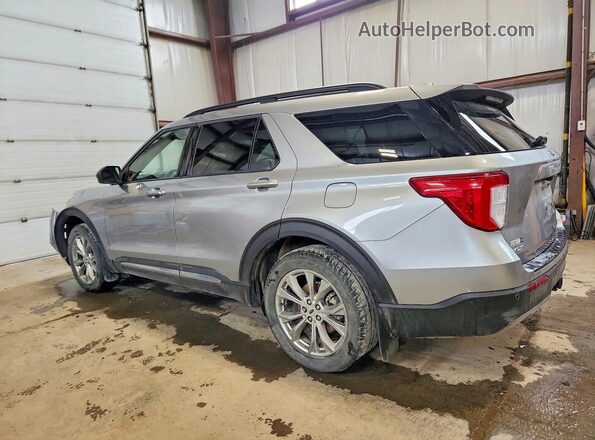 1FMSK8DH2LGB69347 2020 FORD EXPLORER Silver Rear left