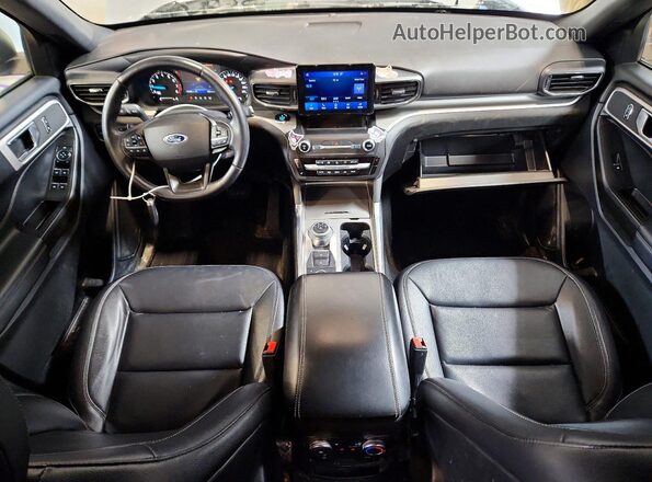 1FMSK8DH2LGB69347 2020 FORD EXPLORER Silver Dashboard view