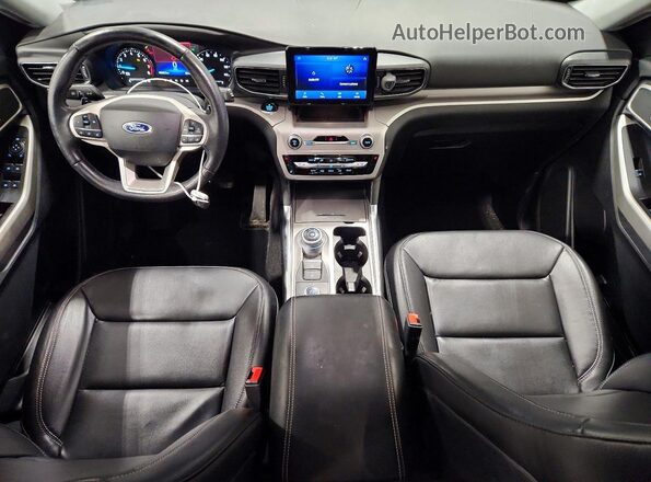 1FMSK8DH2LGC76558 2020 FORD EXPLORER Черный Вид панели приборов