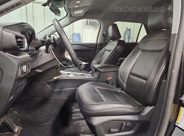 1FMSK8DH2LGC76558 2020 FORD EXPLORER Черный Вид салона спереди